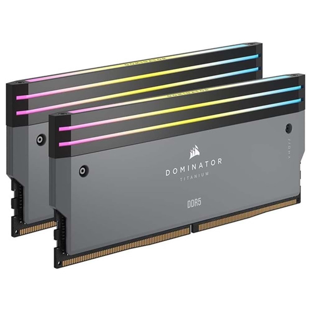 CORSAIR 64GB (2X 32GB) DDR5 6000MHZ CL30 RGB DUAL KIT PC RAM DOMINATOR TITANIUM CMP64GX5M2B6000Z30