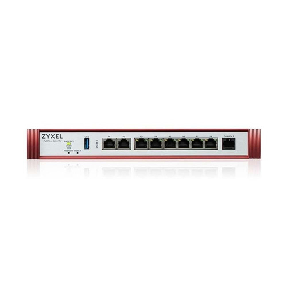 ZYXEL ZYWALL USG FLEX 200H-EU0102F FIREWALL CİHAZI (1 Yıl Lisans Dahil)