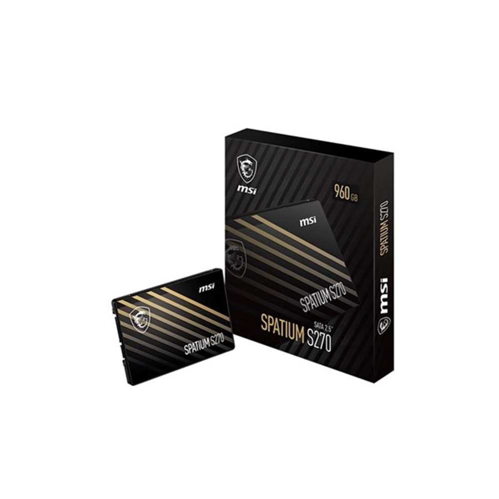 MSI 960GB SPATIUM S270 500-450MB/s SSD SATA-3 DİSK