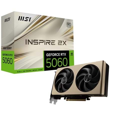 MSI 8GB RTX5060 INSPIRE 2X OC GDDR7 128bit HDMI-DP PCIE 5.0