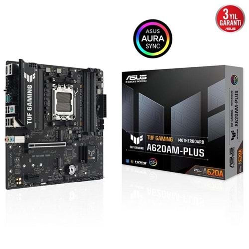 ASUS TUF GAMING A620AM-PLUS DDR5 HDMI-DP PCIE 4.0 AM5 mATX