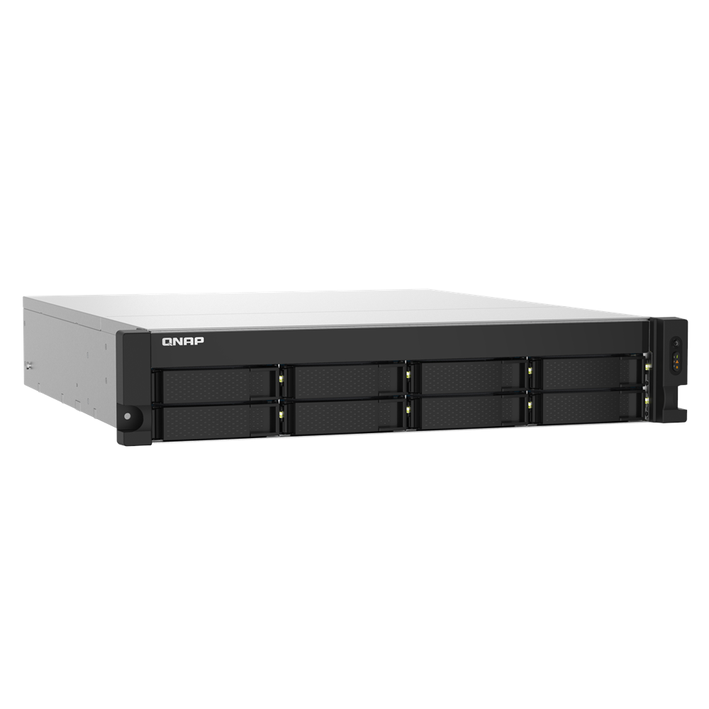 QNAP 8diskli Alpine AL324 QC-4GB RAM-10GbE Rack Nas Server TS-832PXU-RP