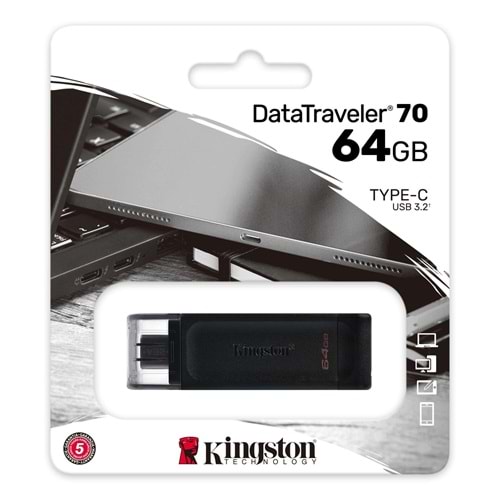 KINGSTON 64GB TypeC Usb Bellek DT70/64GB
