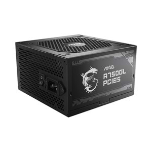 MSI 750W 80+ GOLD A750GL 12cm Fanlı PCIe5.0 Tam Modüler Power Supply