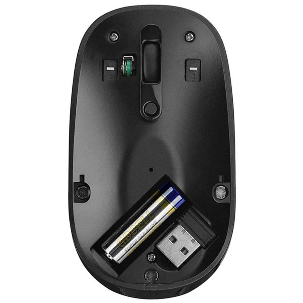 EVEREST Bluetooth Siyah Multimedya Klavye - Mouse Set KM-BT803