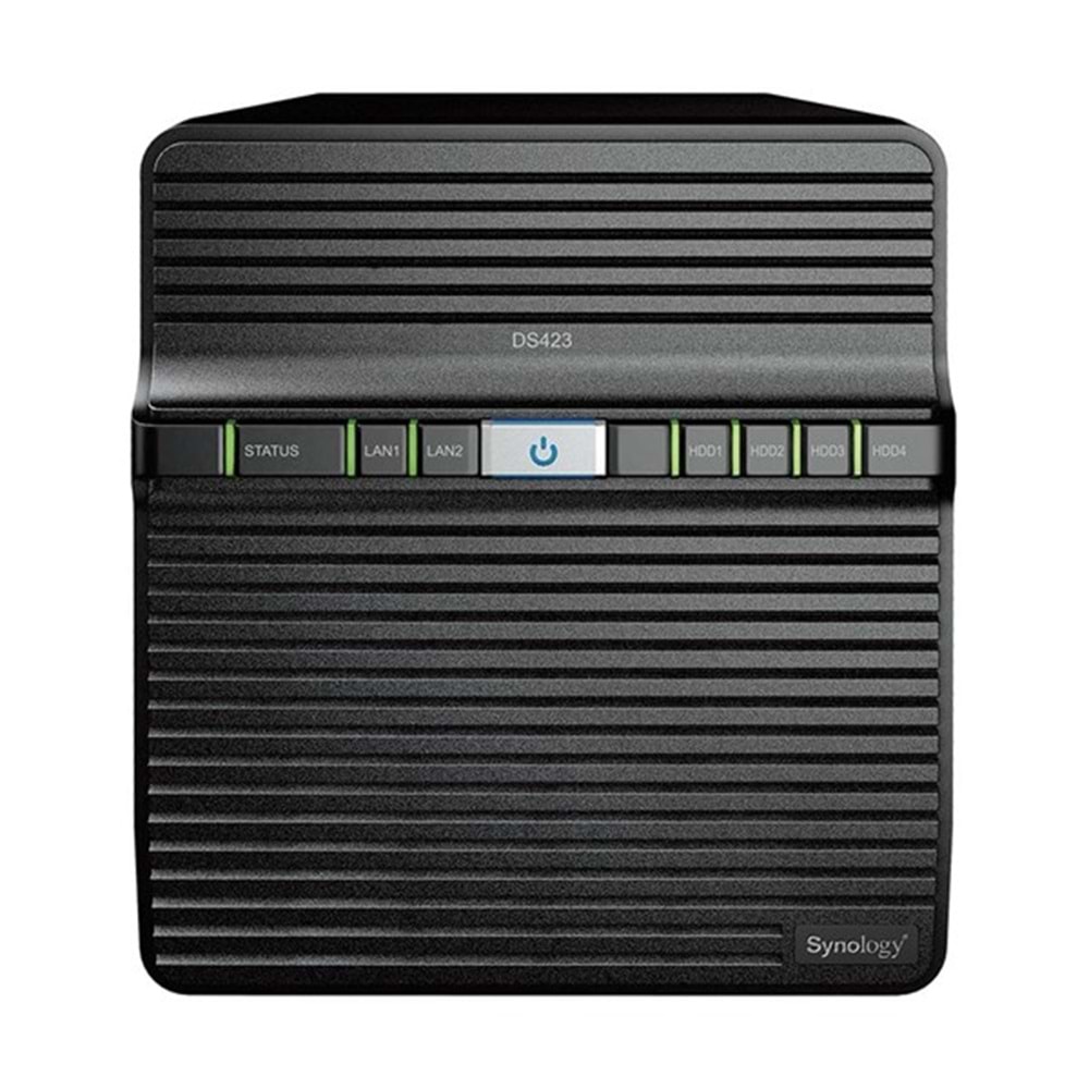 SYNOLOGY 4diskli Realtek QC-2GB RAM-2-Gigabit Nas Server DS423