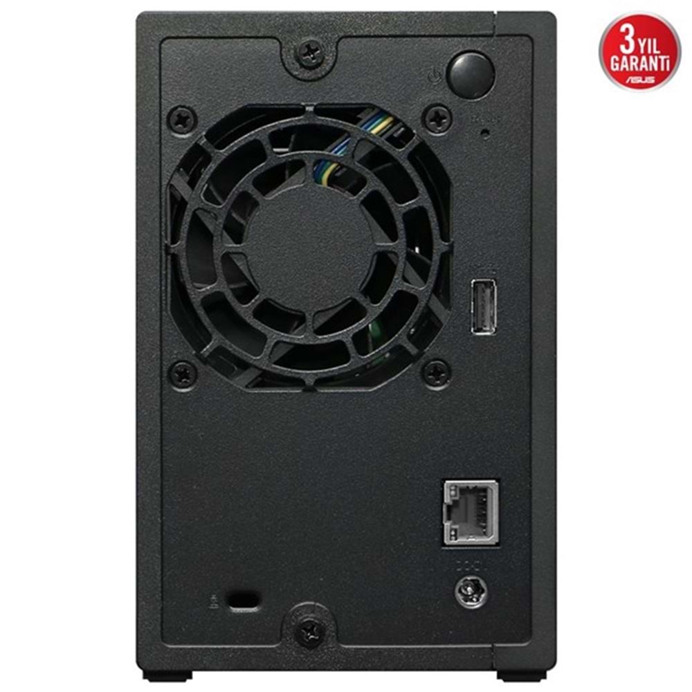 ASUSTOR 2diskli Realtek QC-1GB RAM-Gigabit Nas Server AS1102TL