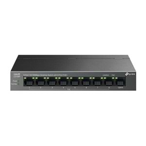 TP-LINK 8port PoE 63w 10/100 Yönetilemez Switch LS109P