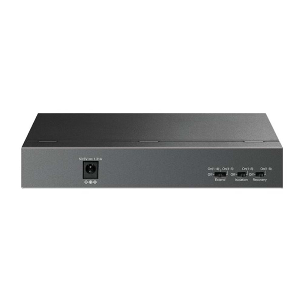 TP-LINK 8port PoE 63w 10/100 Yönetilemez Switch LS109P