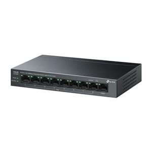 TP-LINK 8port PoE 63w 10/100 Yönetilemez Switch LS109P