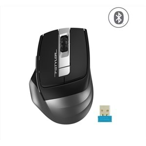 A4 TECH FB35 Nano Alıcılı Kablosuz Mouse Gri