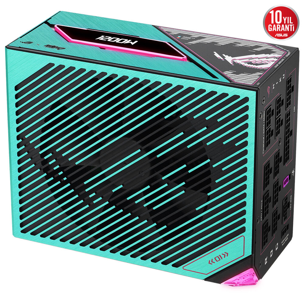 ASUS 1200w 80+ Platinum III ROG THOR 1200P3-MIKU Tam Modüler Power Supply