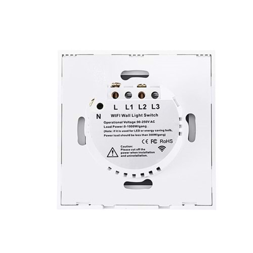 S-LINK Swapp SL-EG33 Aydınlatma Anahtarı 3-lü
