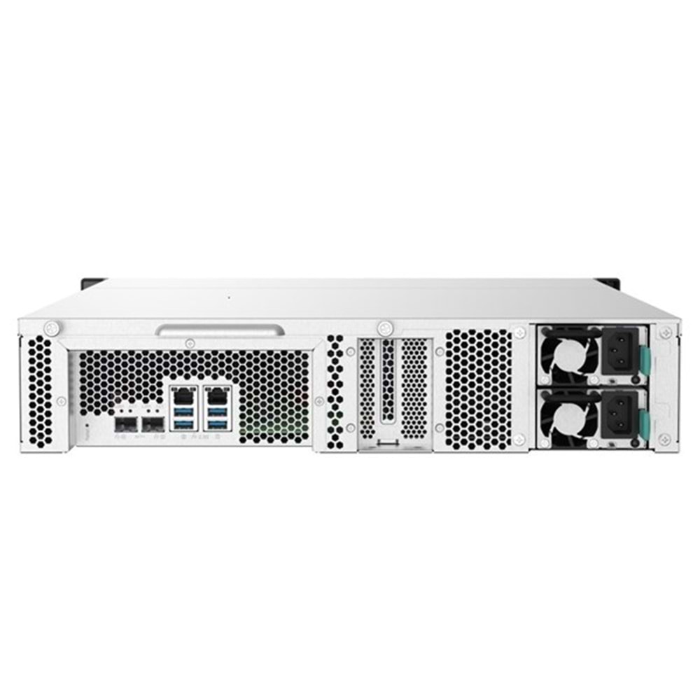 QNAP 12diskli Alpine AL324 QC-4GB RAM-2-10GbE SFP+ Rack Nas Server TS-1232PXU-RP