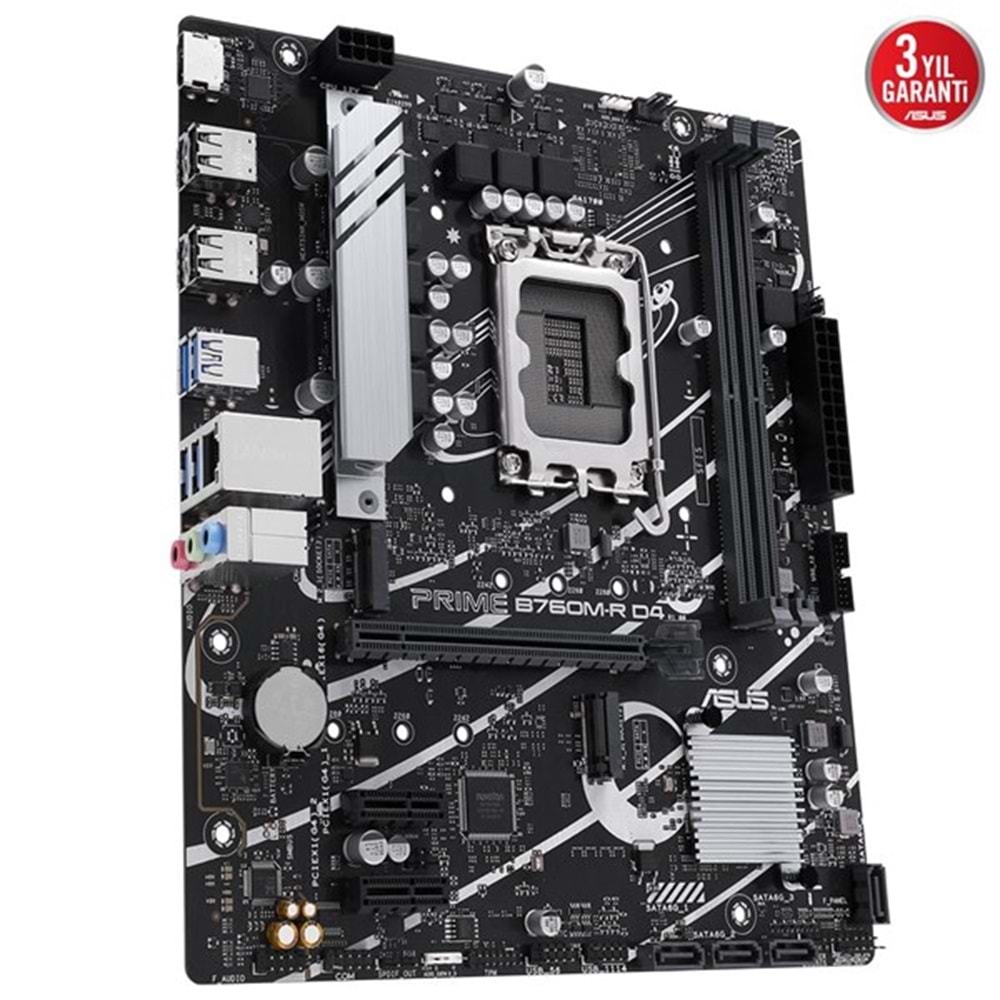 ASUS PRIME B760M-R DDR4 HDMI PCIE 4.0 1700p mATX