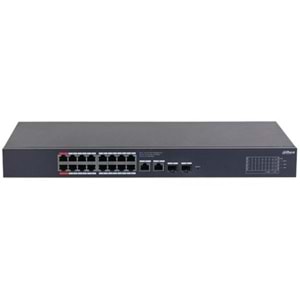DAHUA 16port PoE 135w 2-SFP 2-Uplink Gigabit Cloud Cloud Yönetilebilir Switch CS4220-16GT-135