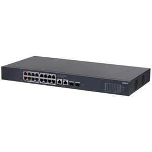 DAHUA 16port PoE 135w 2-SFP 2-Uplink Gigabit Cloud Cloud Yönetilebilir Switch CS4220-16GT-135