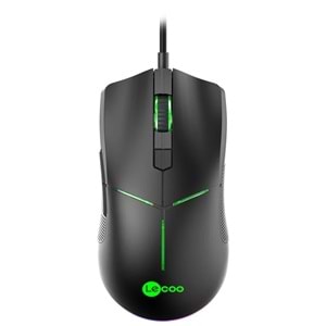 LECOO MS109 USB RGB Led Aydınlatmalı 6400dpi Gaming Optic Siyah Mouse