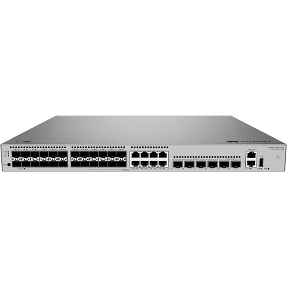 HUAWEI 8port 24-SFP 6-SFP 10GbE Gigabit (2-SFPsi Stack) Layer3 Yönetilebilir Switch eKIT S530-24ST4XE