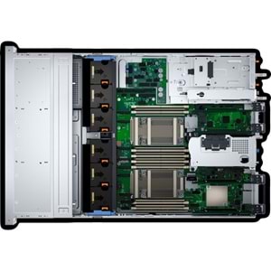 DELL 2xSilver 4410Y R760XS R760XS_1 64GB DDR5 RDIMM- 2x480gb SSD 2x1100w Titanium 2U Rack Sunucu