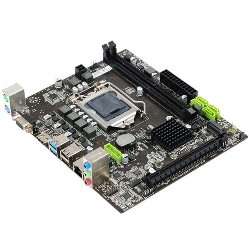 SecLife H310CDA1 B250 (6.7.8.9. nesil desteği) DDR4 HDMI PCIe 16X v2.0 1151p mATX