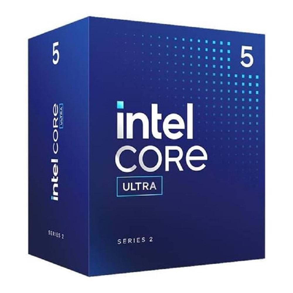 INTEL ULTRA 5 225 22MB 10çekirdekli O/B VGA 1851p 65w Kutulu+Fanlı