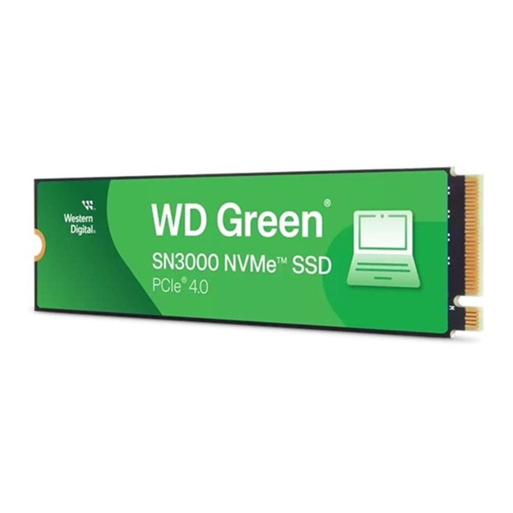 WD 500GB GREEN SN3000 WDS500G4G0E 5000- 4100MB/s M2 NVME GEN4 Disk