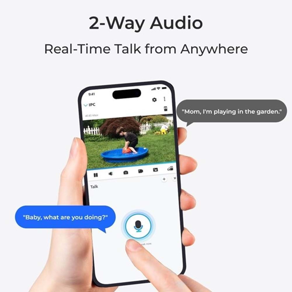 REOLINK 8MP Bullet 2.8mm Renkli IP Kamerası PoE IP67 P330
