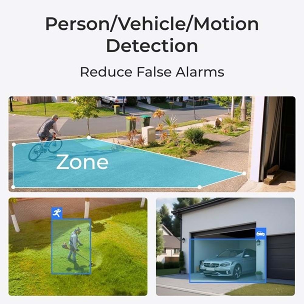 REOLINK 8MP Bullet 2.8mm Renkli IP Kamerası PoE IP67 P330