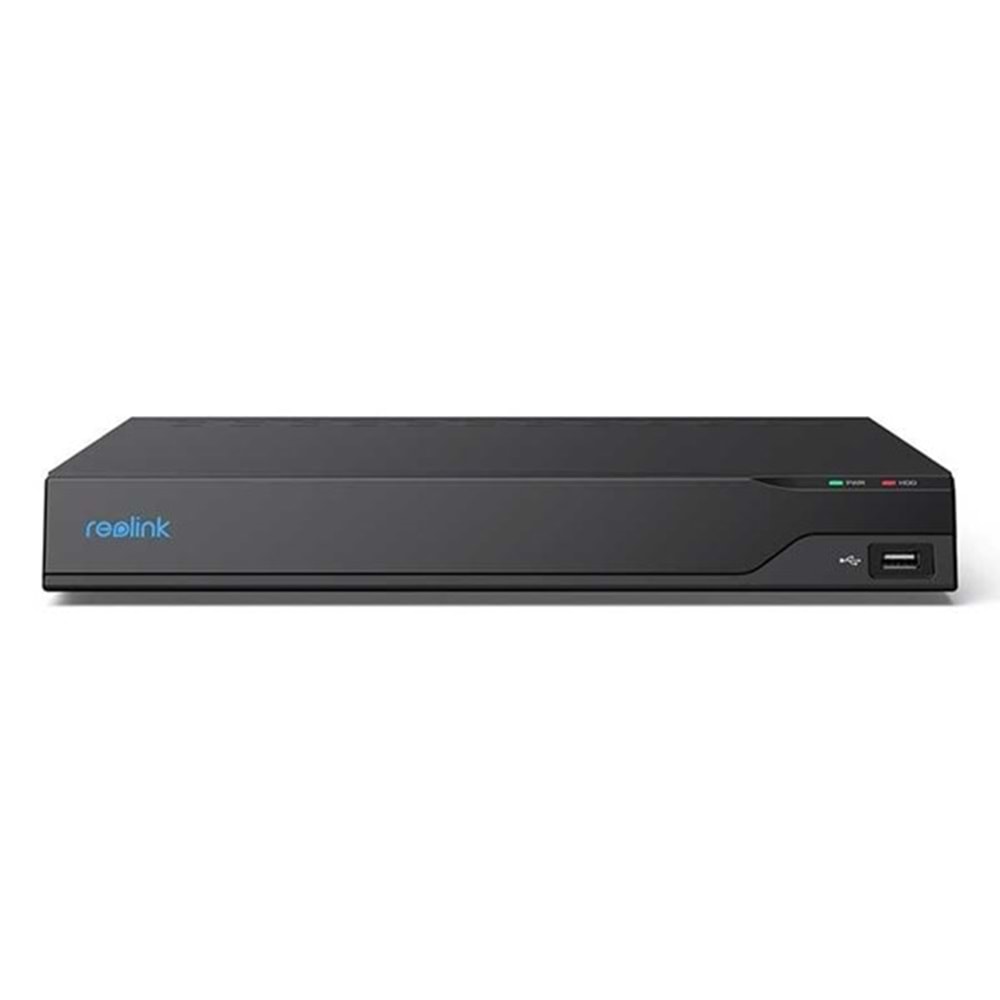 REOLINK 16kanal 16mp 2-diskli PoE NVR Kayıt Cihazı NVS16-410