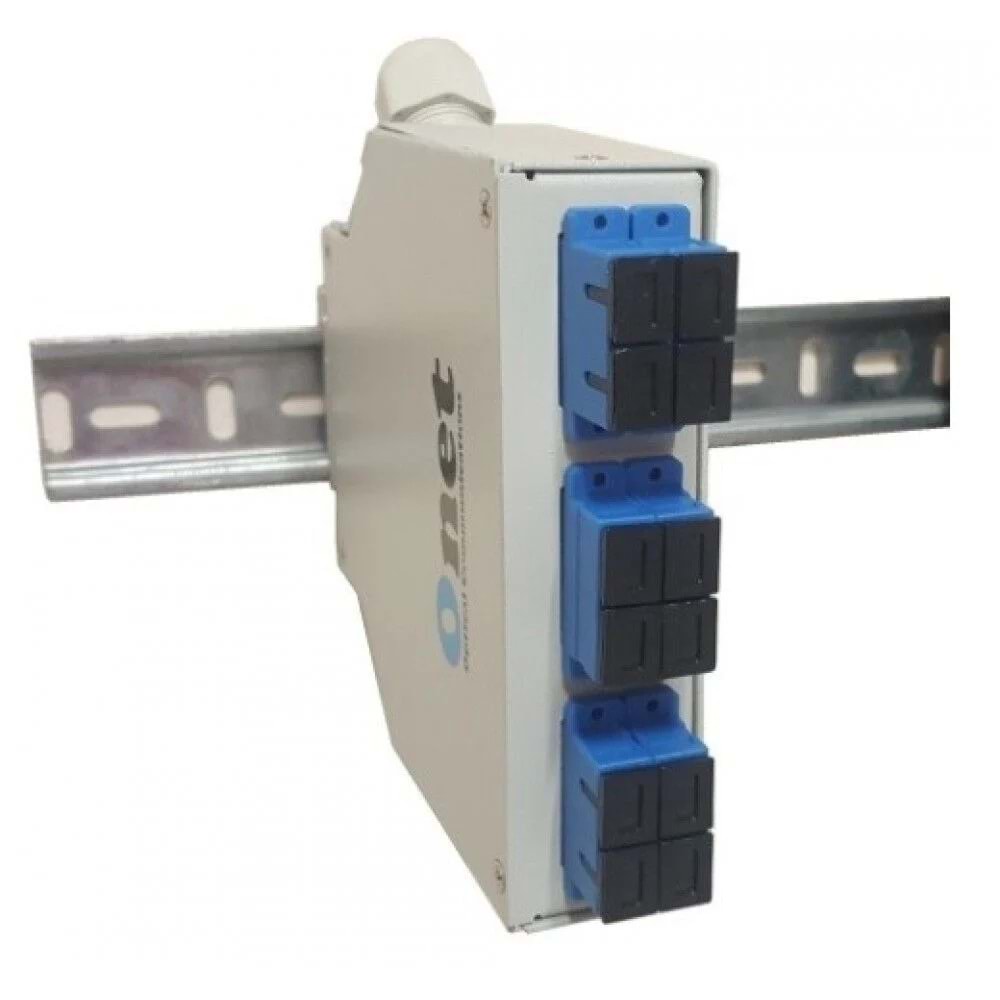 ODS 07DINV1-6PE1T 6port DIN RAIL BOX