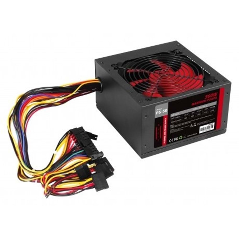 HIPER 500W PS-50 12cm Fanlı Power Supply