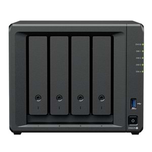 SYNOLOGY 4diskli Ryzen V1500B-4GB RAM-2-2.5GbE Nas Server DS925 PLUS