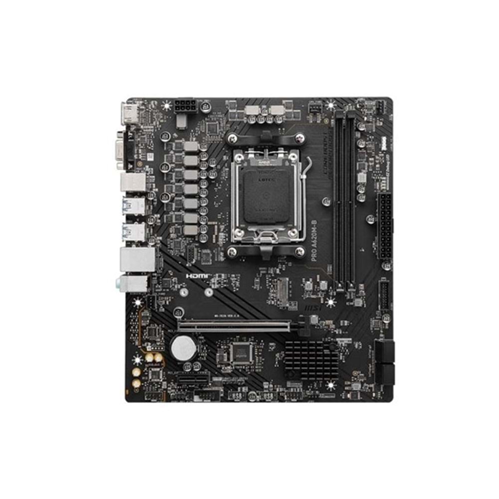 MSI PRO A620M-B DDR5 HDMI PCIE 4.0 AM5 mATX