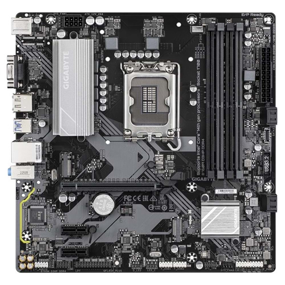 GIGABYTE B760M D3HP DDR4 HDMI DP PCIE 4.0 1700p mATX