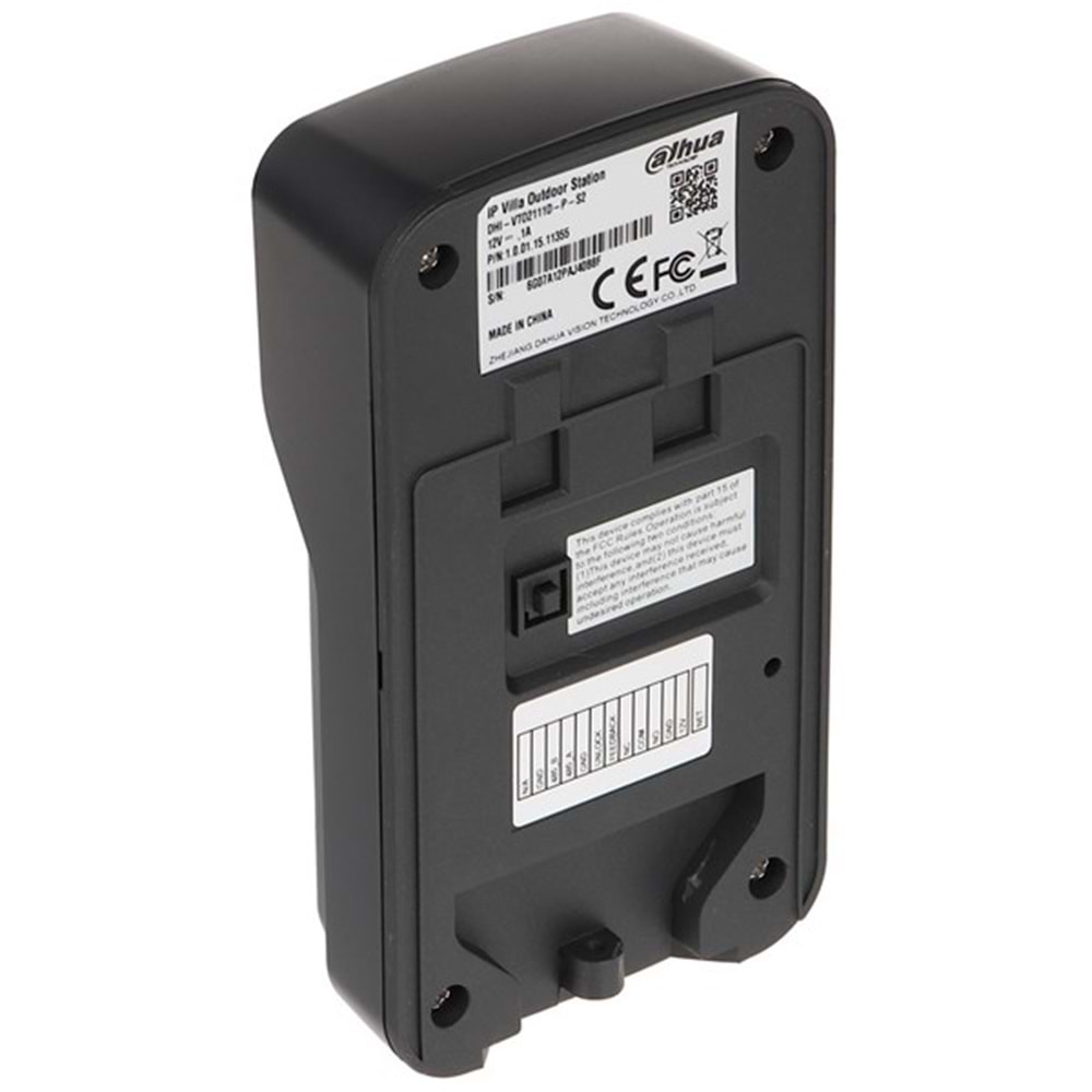 DAHUA DHI-VTO2111D-P-S3 IP Kapı Zili Görüntülü Villa Tipi Siyah