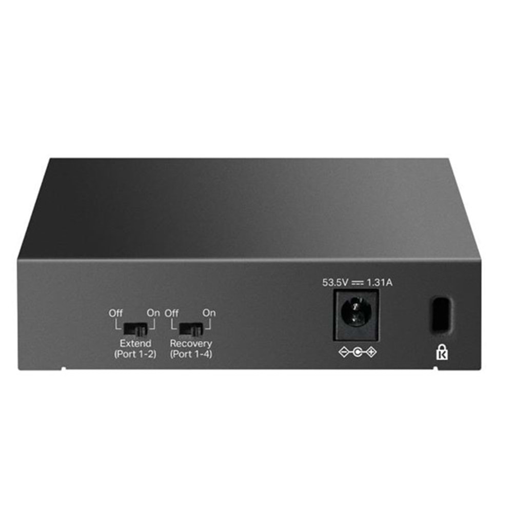 TP-LINK 5port-4port PoE 65w Gigabit Yönetilemez Switch LS105GP