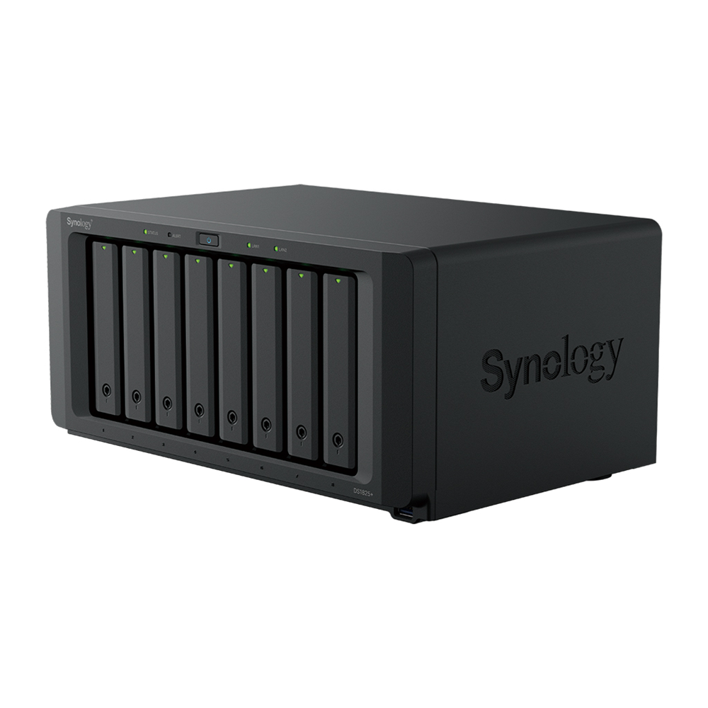 SYNOLOGY 8diskli Ryzen V1500B 8GB RAM-2-GbE Nas Server DS1825 PLUS