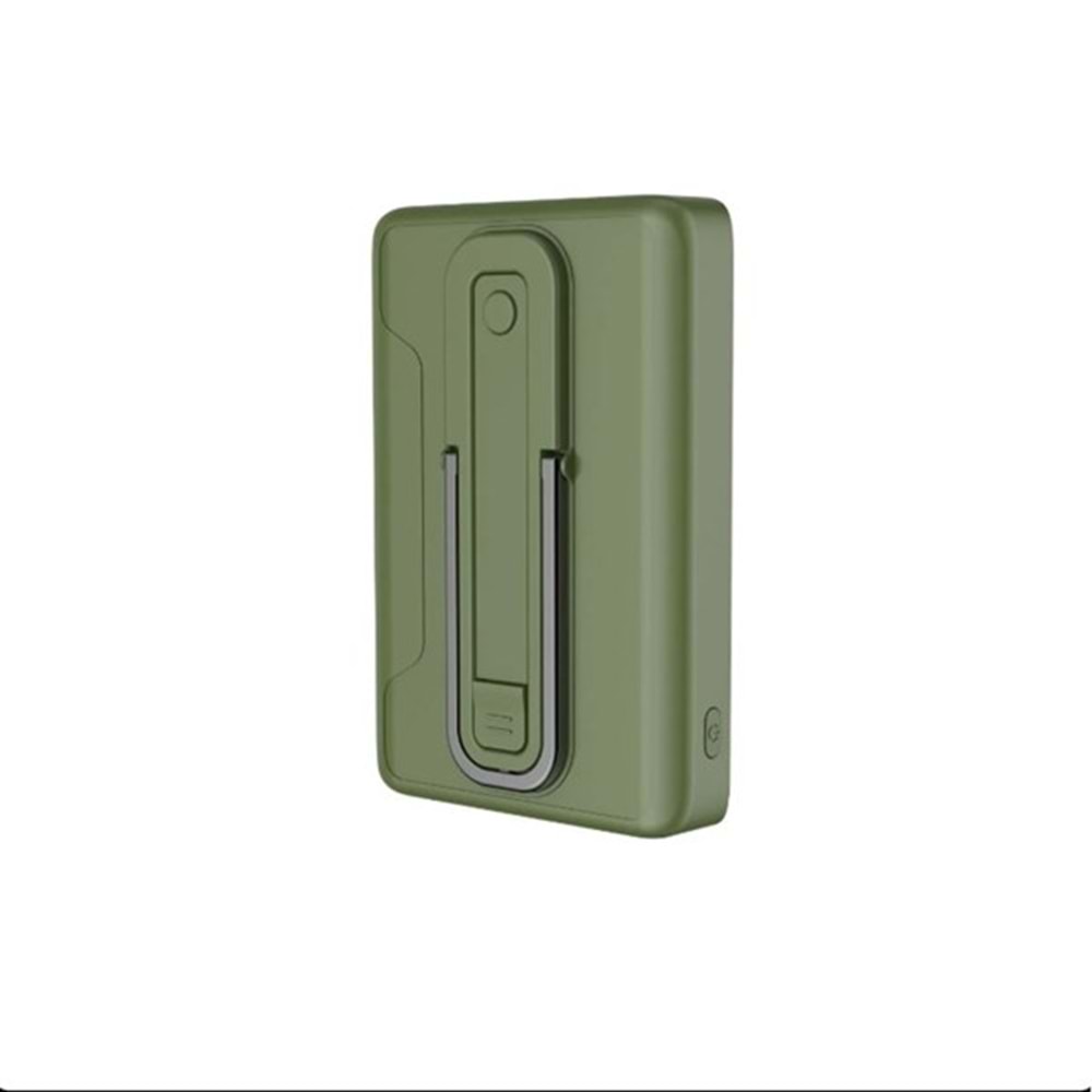 BIX 10000mAh BXPB105-GRE 22.5W-15W Kablosuz Powerbank Yeşil