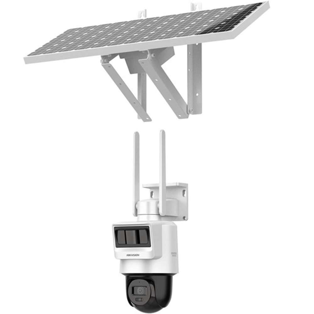 HIKVISION 4MP PT Speed Dome 2.8mm Pan-Tilt Solar IP Kamera (4G Sim Kart Destekli) DS-2DE2C400IWG-K/4G/C09S20