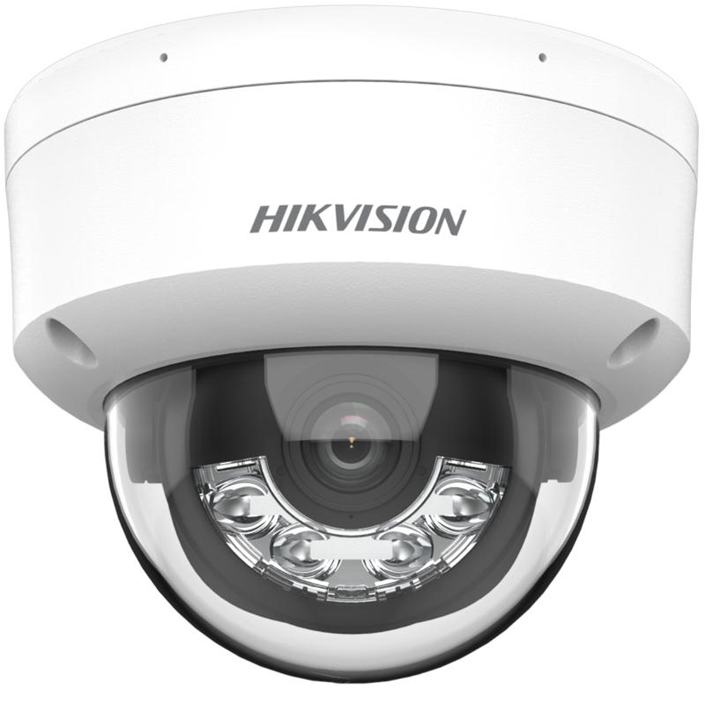 HIKVISION 4MP Dome 2.8mm IP Kamera Akıllı Hibrit Işıklı Sesli DS-2CD3141G2-LIUF