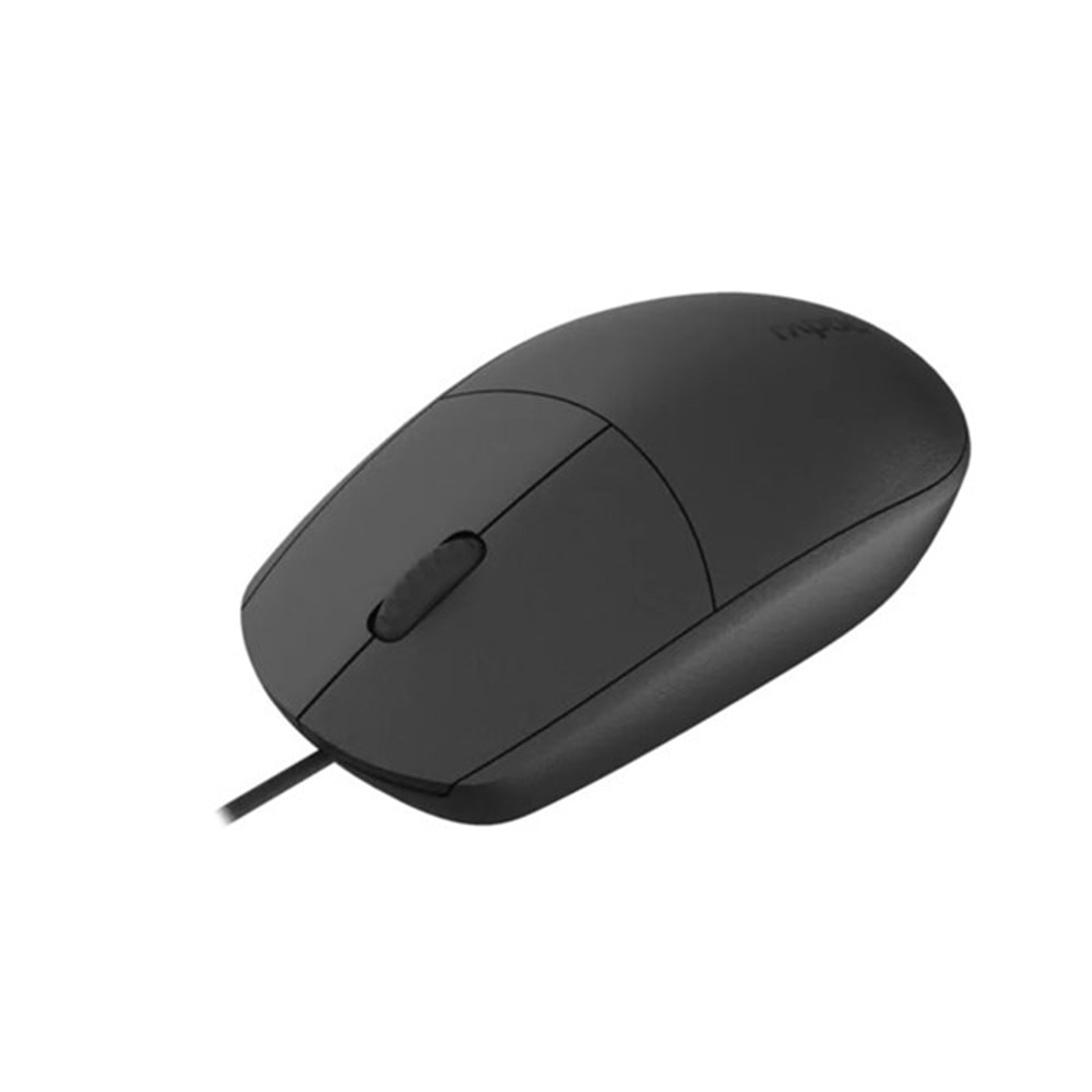 RAPOO N100C Kablolu USB 1000dpi Siyah Mouse (12345)