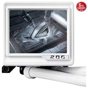 ASUS 360mm ROG RYUJIN III 360 EXTREME WHITE ARGB Sıvı Soğutmalı AM5-1851p İşlemci Fanı Beyaz