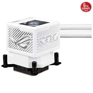 ASUS 360mm ROG RYUJIN III 360 EXTREME WHITE ARGB Sıvı Soğutmalı AM5-1851p İşlemci Fanı Beyaz