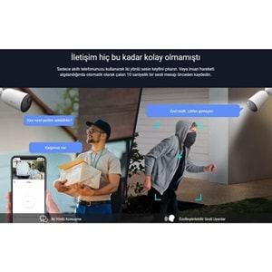 EZVIZ 2MP Bullet 2.8mm Wıfı Kablosuz IP Kamera Bataryalı CS-CB3/SP