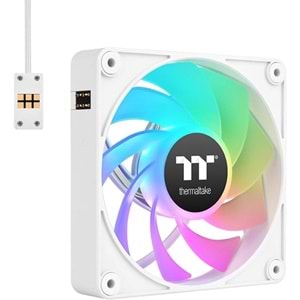 THERMALTAKE CT120 EX ARGB 120mm Fan Kiti 3-lü Paket Beyaz