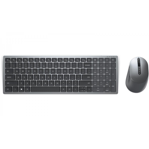 DELL Q TR KM7120W 580-AIWJ Çoklu Cihaz Kablosuz Titanyum Gri Klavye Mouse Set