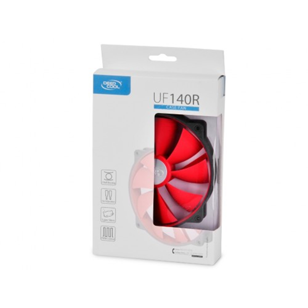 DEEPCOOL UF140R 14cm Kırmızı Kasa Fanı