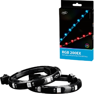 DEEPCOOL RGB 200EX Anakart Kontrollü RGB LED Şerit (2'li Set)