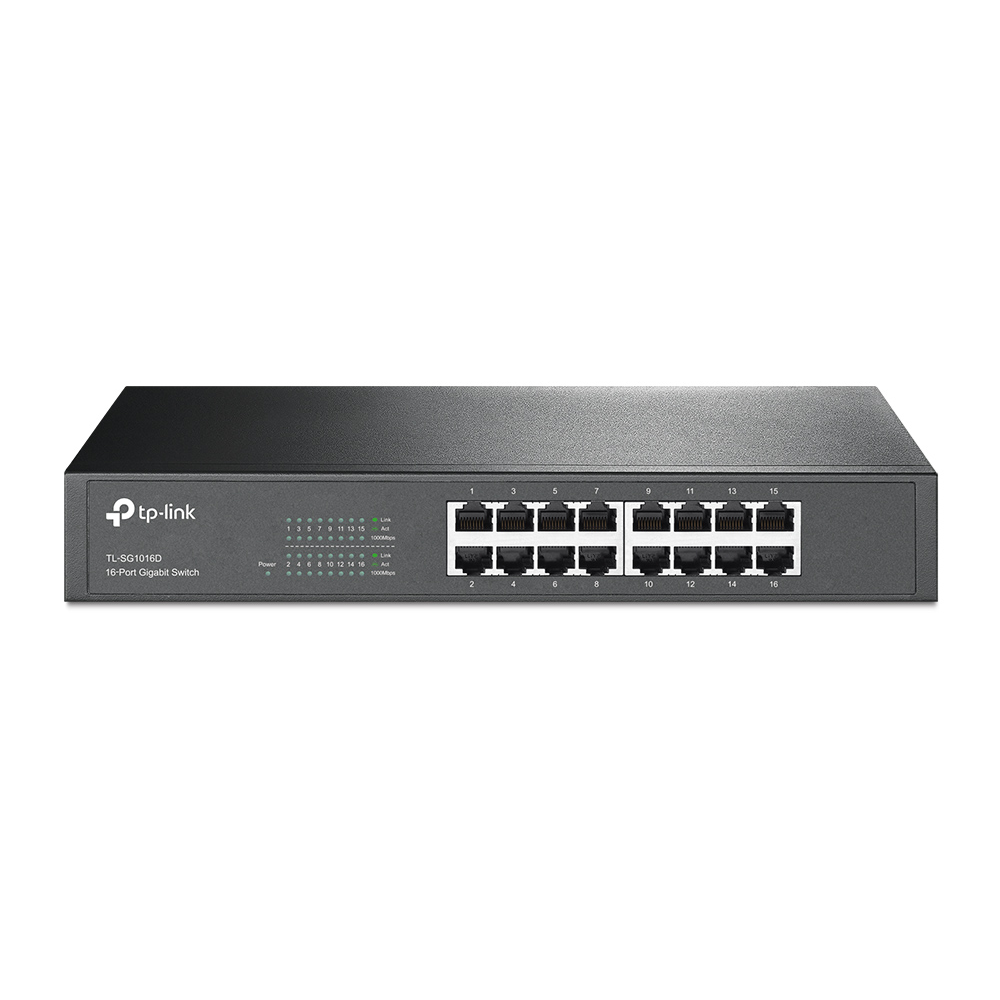 TP-LINK 16port Gigabit Yönetilemez Switch TL-SG1016D